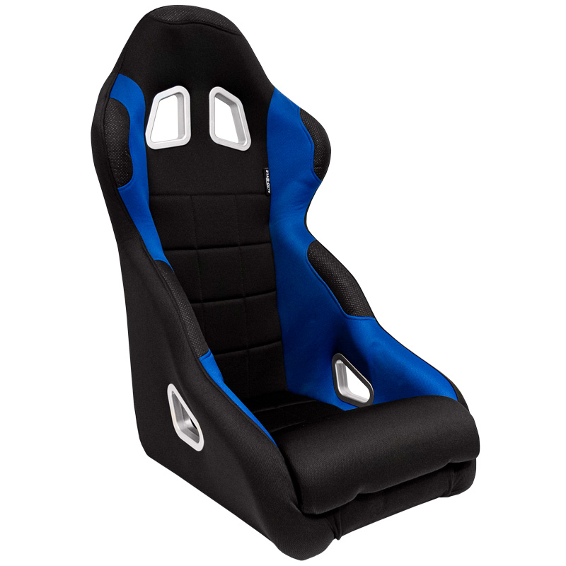 Sport seat 'K5' - Black/Blue - Non-reclinable back-rest - incl. slides