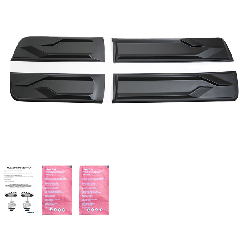 Body Cladding  Toyota Hilux 8th Gen. 2015- - Matt black