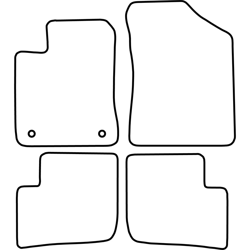 Set car mats  Daihatsu Trevis 2006-2011