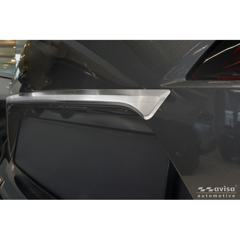 Avisa Brushed Stainless Steel Trunk Tailgate Trim Cover  Toyota Corolla Touring Sports (E21) 2019-
