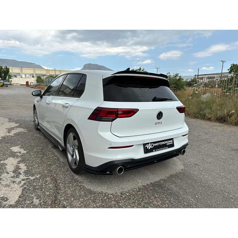 Roof spoiler (Spoiler Cap)  Volkswagen Golf VIII (CD1) GTI / R 2020- (ABS Gloss black)