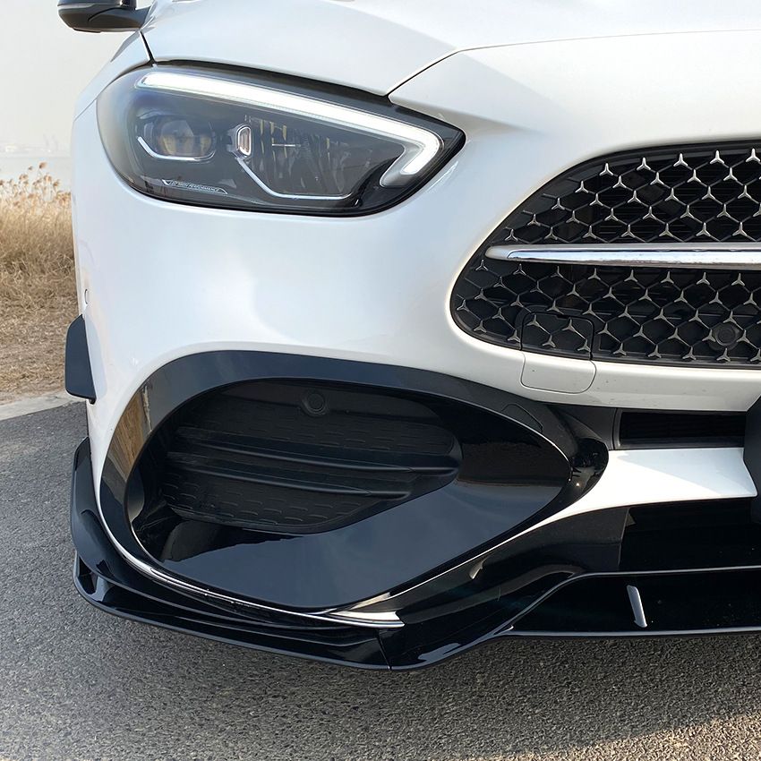 Bodykit passend voor Mercedes C Klasse W206 AMG Line Glans Zwart