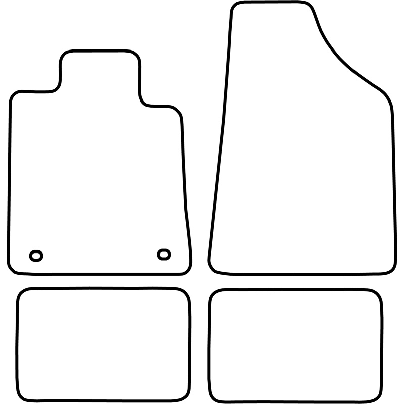 Set car mats  Renault 25 1984-1998
