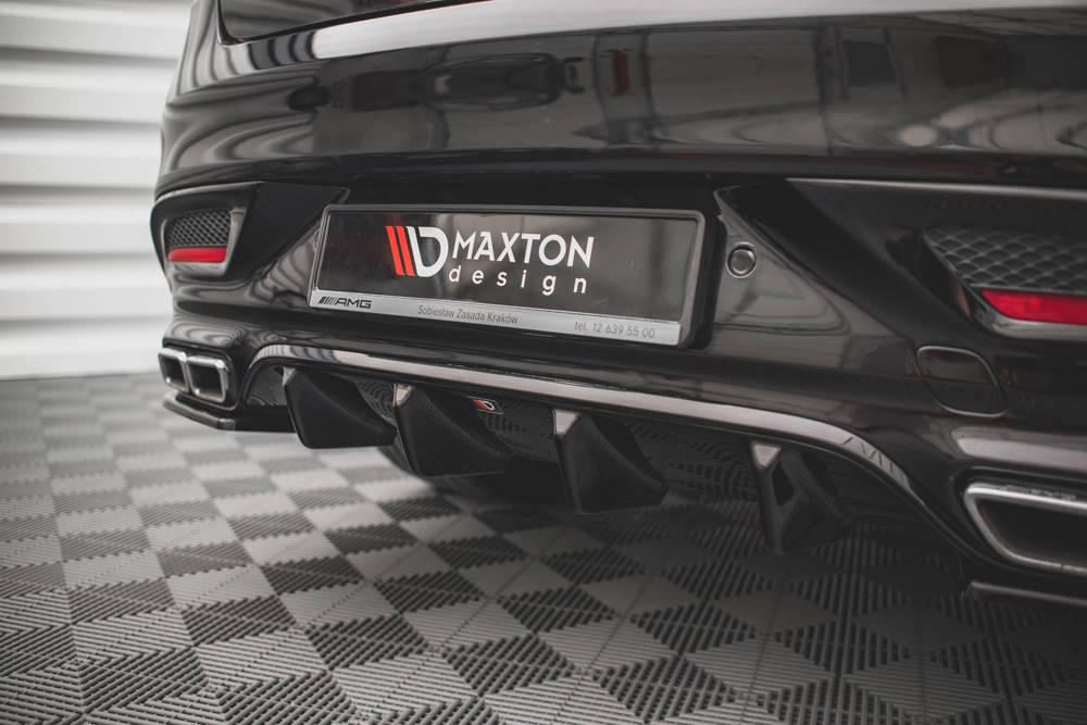 Diffuser passend voor Mercedes GLE 63 AMG Maxton Design glans zwart