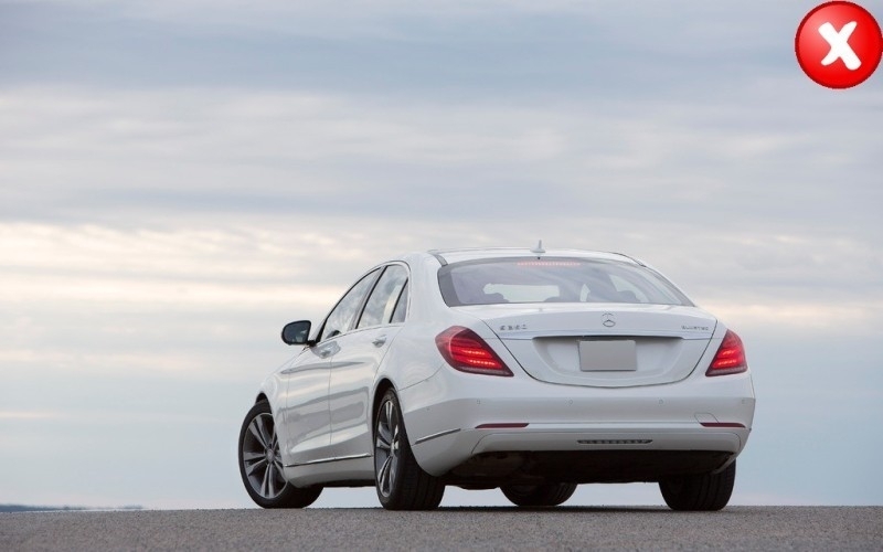 Diffuser passend voor Mercedes S-Klasse W222 AMG S63 Zwart