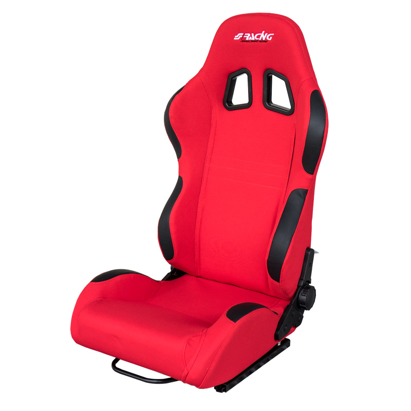 Simoni Racing Sport Seat Jenson - Red - Dual-Side Reclinable - incl. Sliders