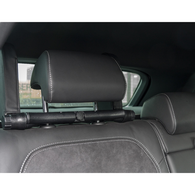 Premium Universal Adjustable Travel Head Rest - Anthracite Synthetic Leather