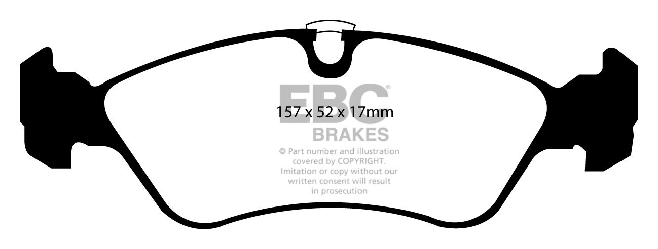 EBC Brakes OPEL Vectra B 1.8 95-2000 Remblokken voorzijde greens