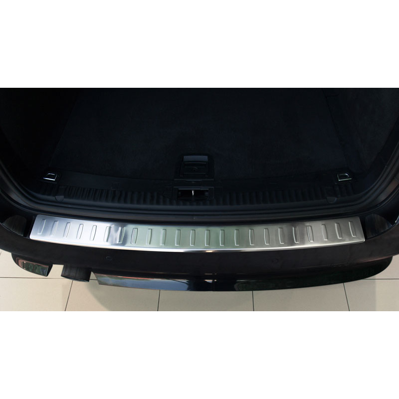 Stainless Steel Rear bumper protector  BMW 5-Series E61 Touring 2007-2010 excl. M-Package/M-Sport 'Ribs'