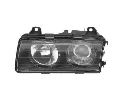 koplamp, Bosch, H1+H1, rechts,-05/1994 BMW 3 serie E36, 1992-199