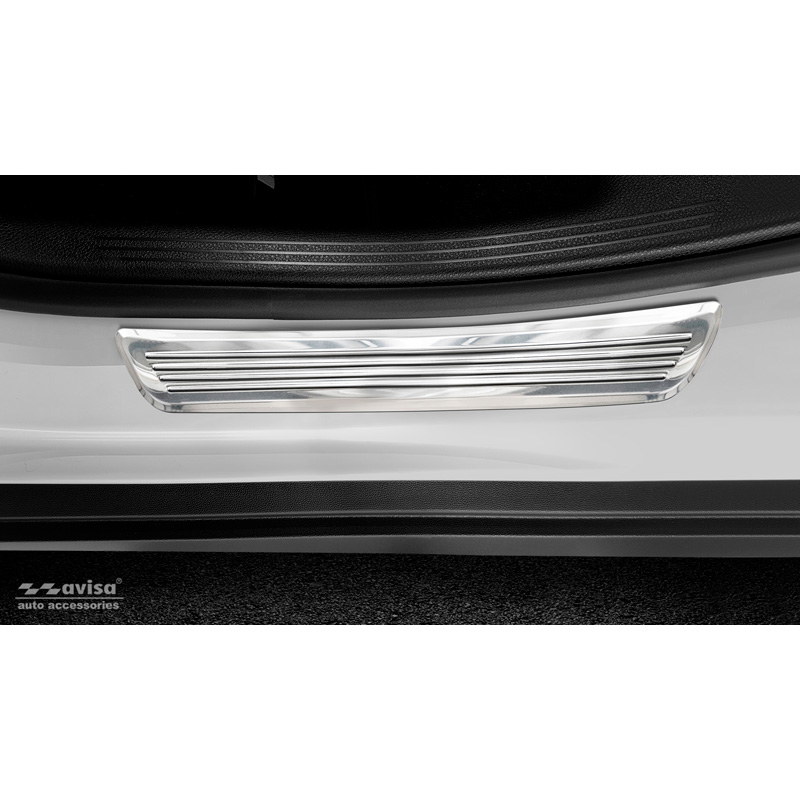 Inox door sill protectors  Mercedes GLC/GLC Coupe 2015-2019 & FL 2019- 2-pieces (rear doors)