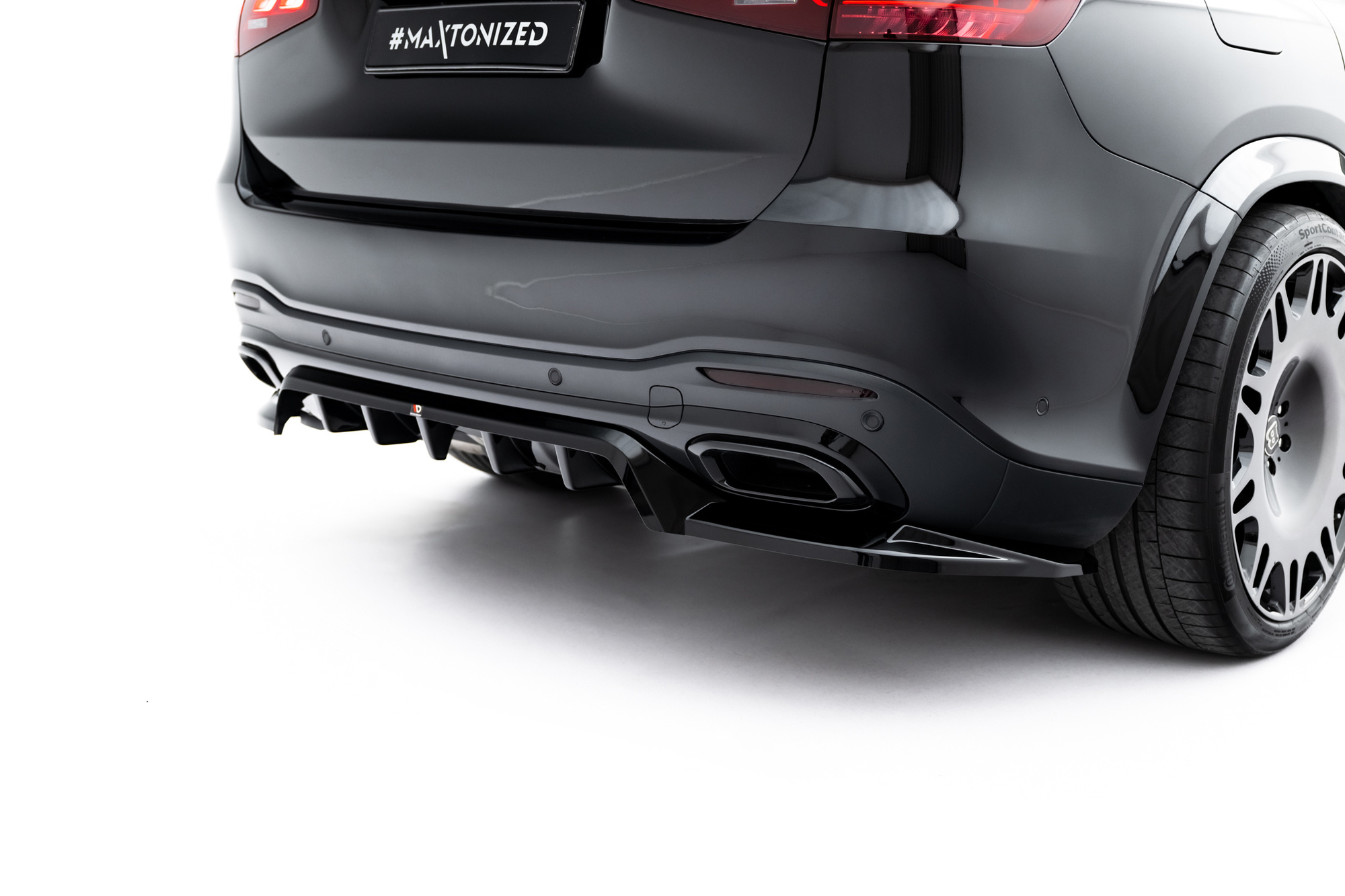 Diffuser passend voor Mercedes-Benz GLS Facelift AMG-Line X167