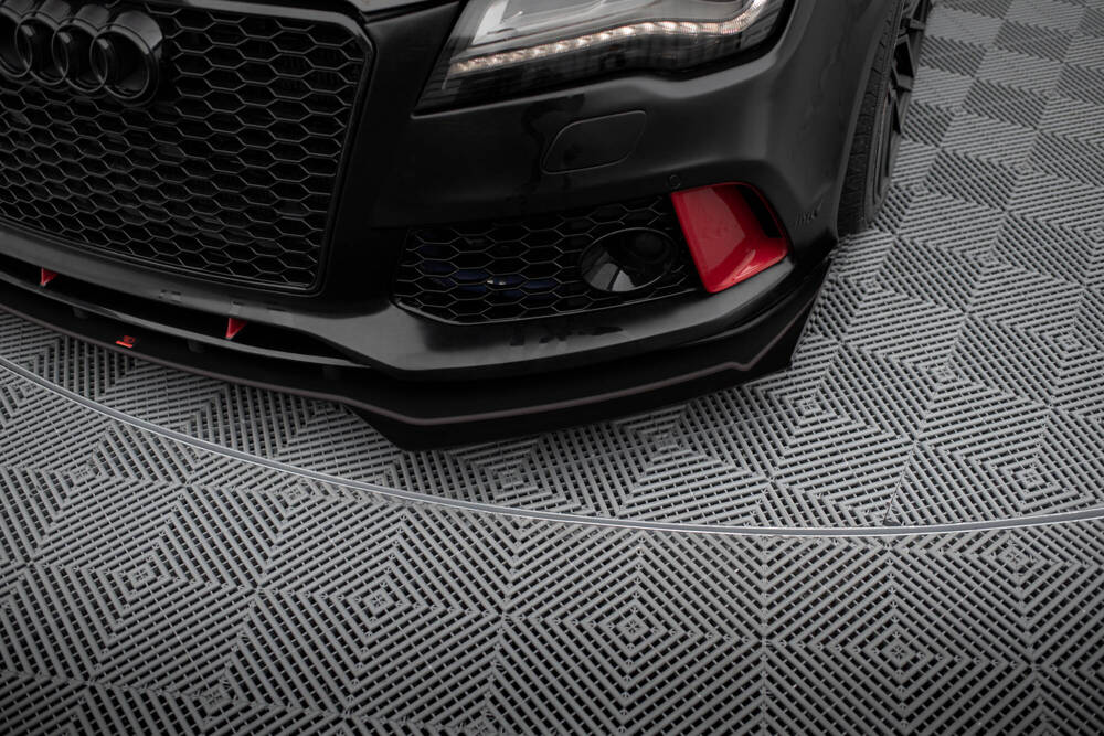 Voorspoiler passend voor Audi A7 C7 met RS7 Look Bumper Maxton Street Pro