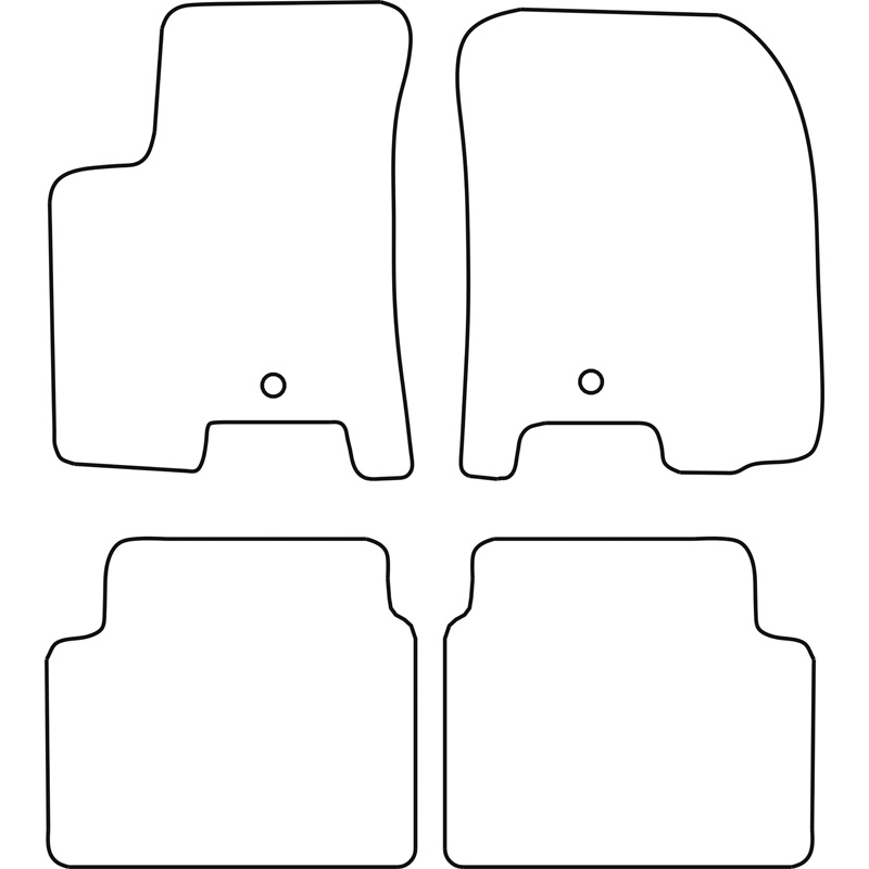 Set velour car mats  Chevrolet Aveo 2006-2011