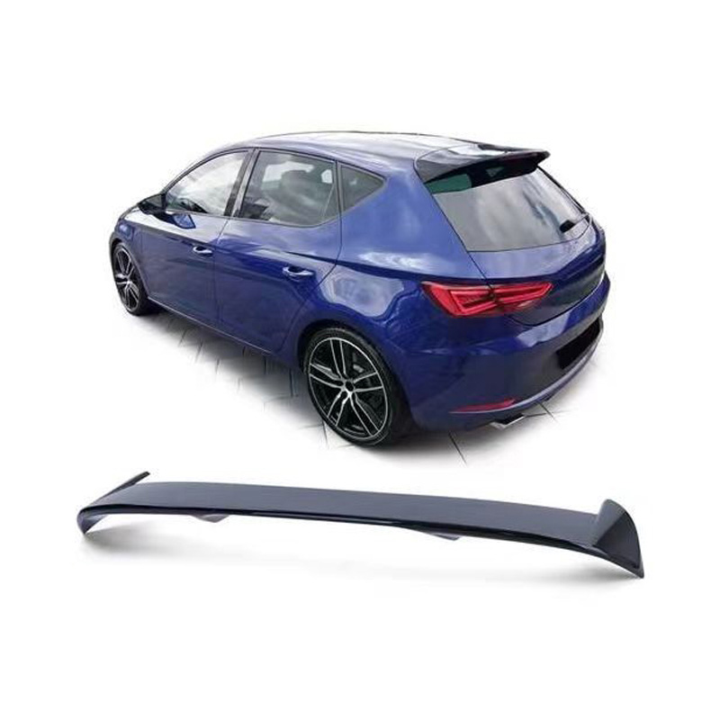 Roof spoiler  Seat Leon 5F 5-doors 2013-2020 (ABS Glossy Black)