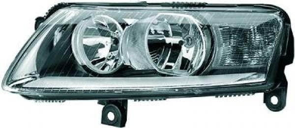 Koplamp links AUDI A6 04-10 HELLA H15+H7