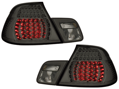 Taillights BMW E46 coupe 99-03 LED facelift red