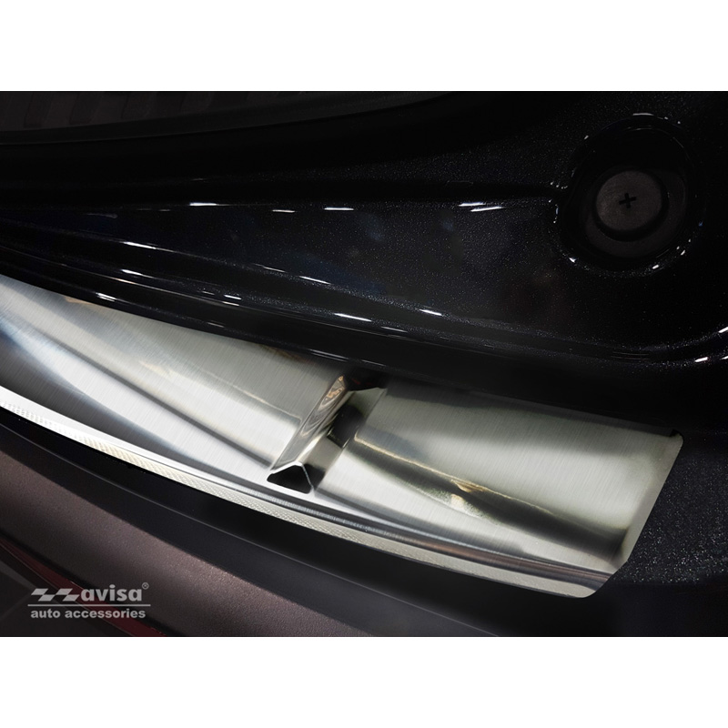 Stainless Steel Rear bumper protector  Alfa Romeo Stelvio 2017- & FL 2020- 'Ribs'