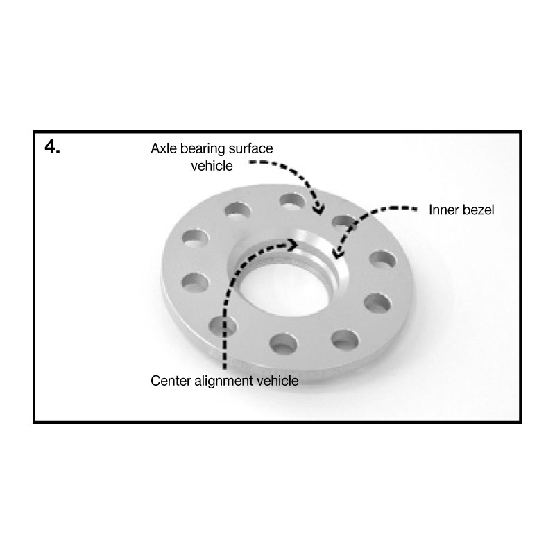 H&R Wheel Spacers 15mm 4x108 - Hub 63,3mm - Bolt size M12x1,5 -  Ford/Mazda