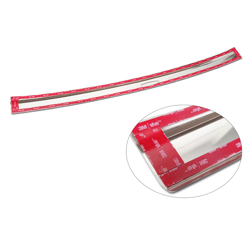 Stainless Steel Rear bumper protector  Toyota Highlander (XU70) 2020- 'Hybrid'