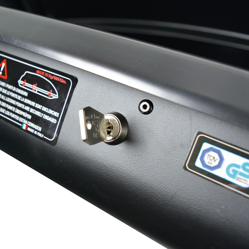 Twinny Load Roof box NXT 530 Liter Glossy-Black 201x90x40cm (Dual Side)