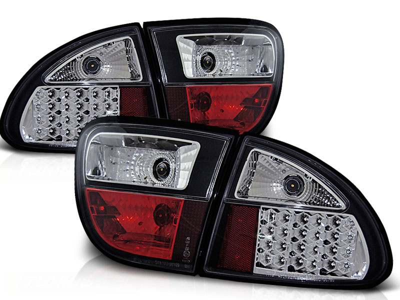 Taillights LED Seat Leon 1M 99- Black