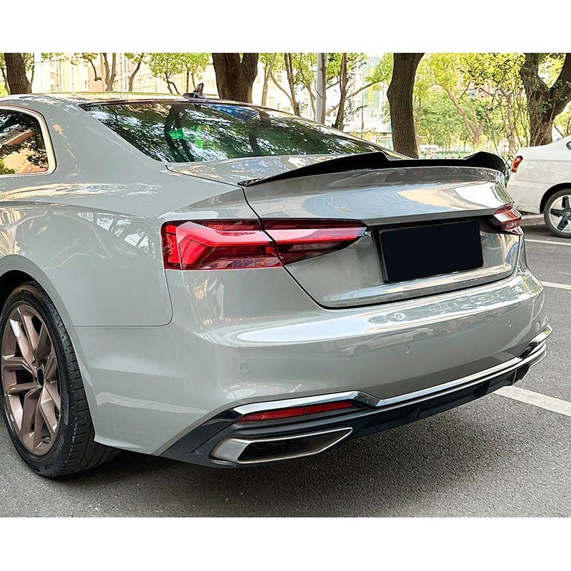 Rear spoiler  Audi A5 (F53/F57) Coupe/Cabrio 2016-2024 (ABS Glossy Black)