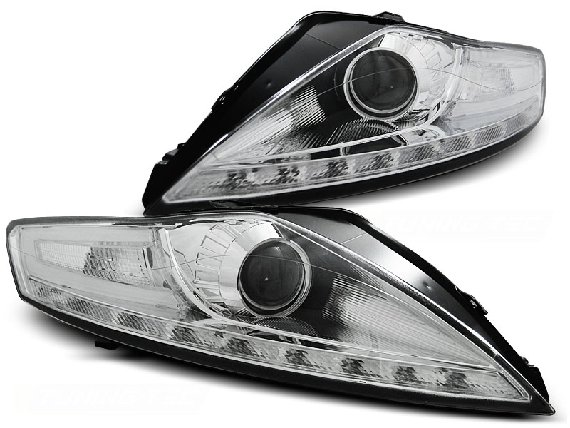 Headlights FORD MONDEO 07.07-11.10 DAYLIGHT BLACK LED INDICATOR