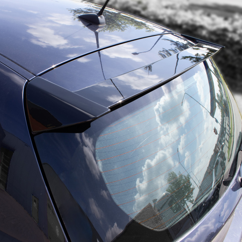 Roof spoiler  BMW 1-Series E81/E87 3/5-doors 2004-2011 (ABS Glossy Black)