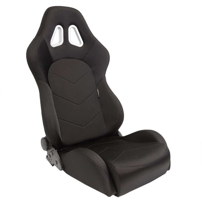 Sport seat 'TN' - Black - Dual-side reclinable back-rest - incl. slides