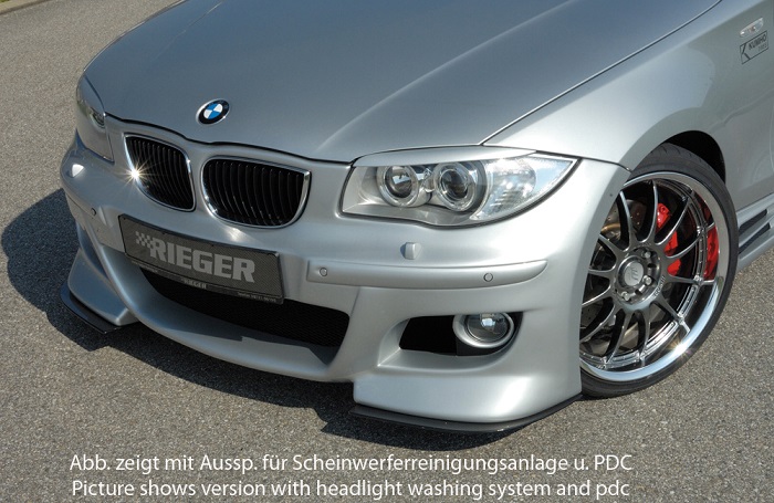 Spoilerzwaard voor Frontbumper BMW E87 Rieger