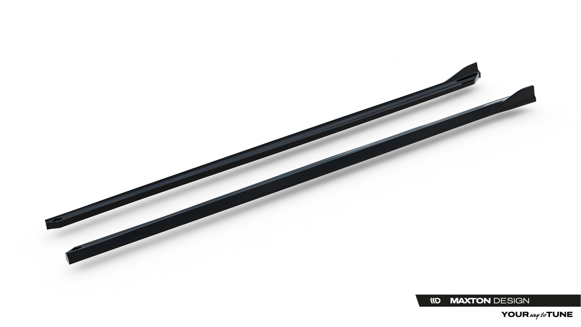 Side Skirts Diffusers BMW 3 Sportline Sedan / Touring F30 / F31 Maxton Gloss Black