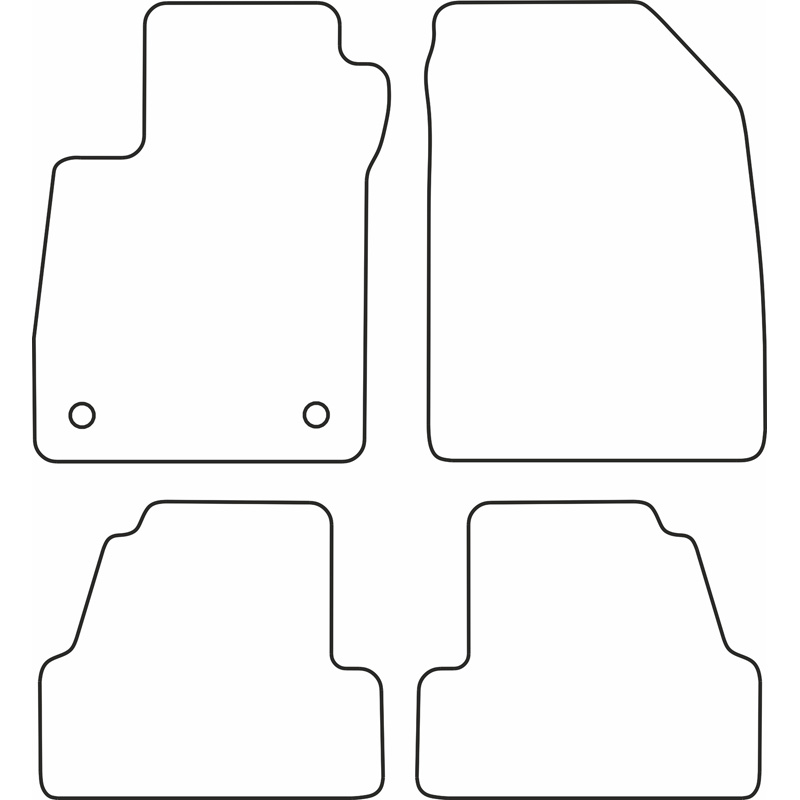 Set car mats  Opel Mokka 2012-