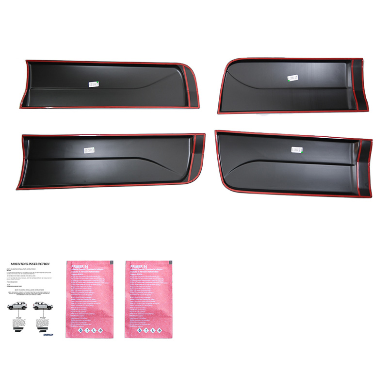 Body Cladding  Ford Ranger T6/T7/T8 2012-2022 - Matt black