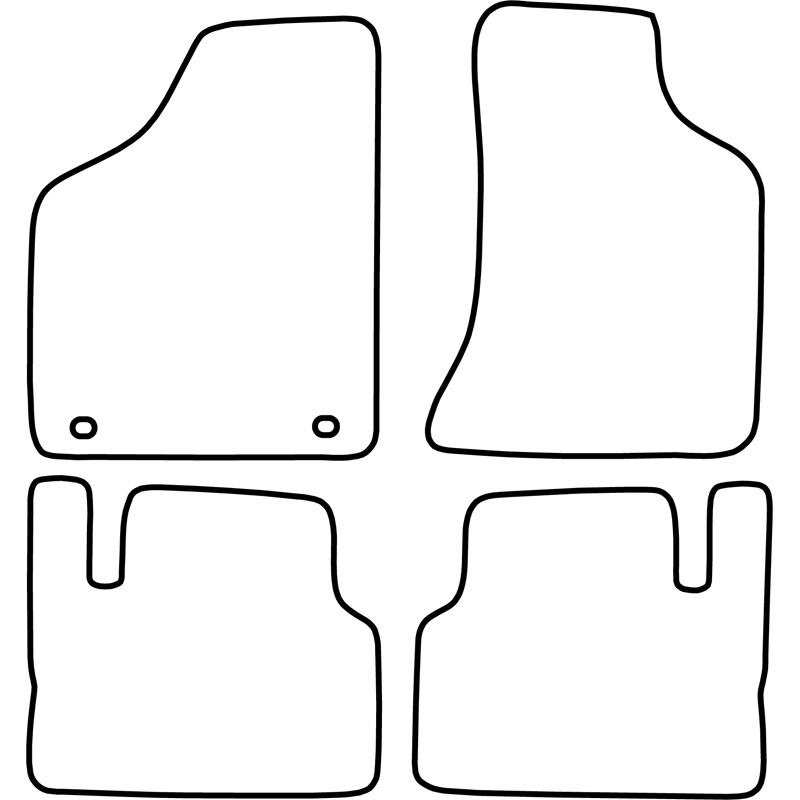 Set car mats  Lada 2110 2000-