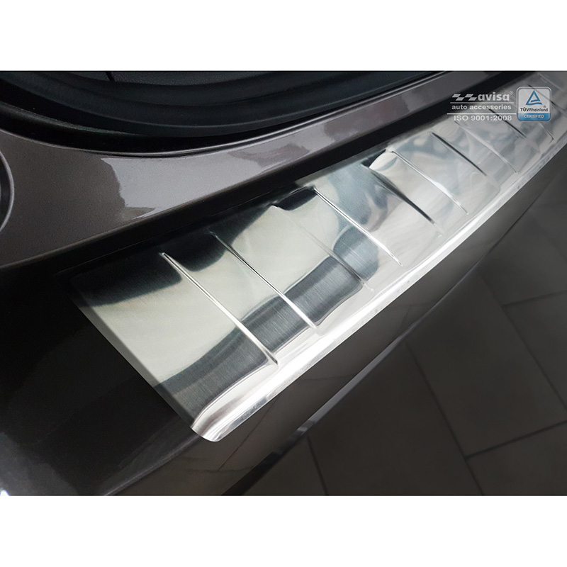 Stainless Steel Rear bumper protector  Mitsubishi ASX 2017-2019 'Ribs'
