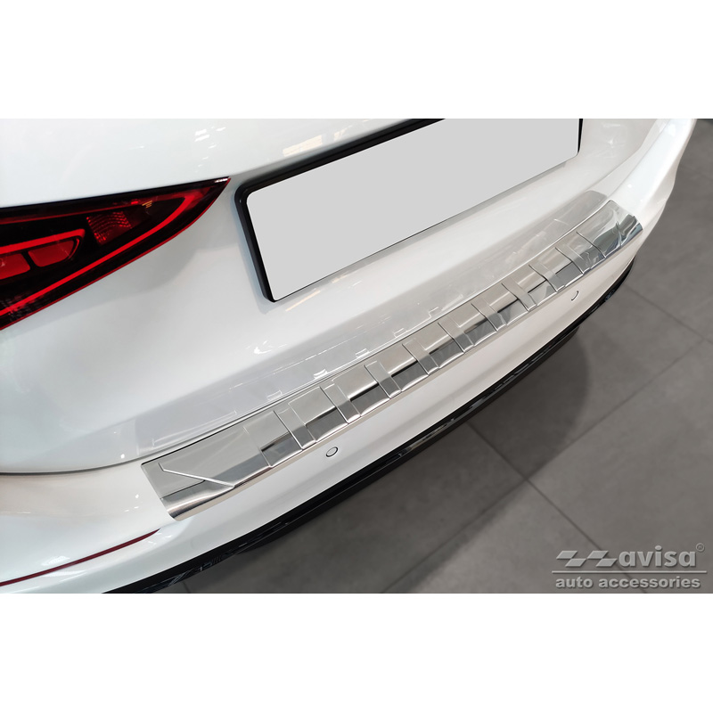 Stainless Steel Rear bumper protector  Mercedes C-Class W206 Kombi 2021- 'Ribs'