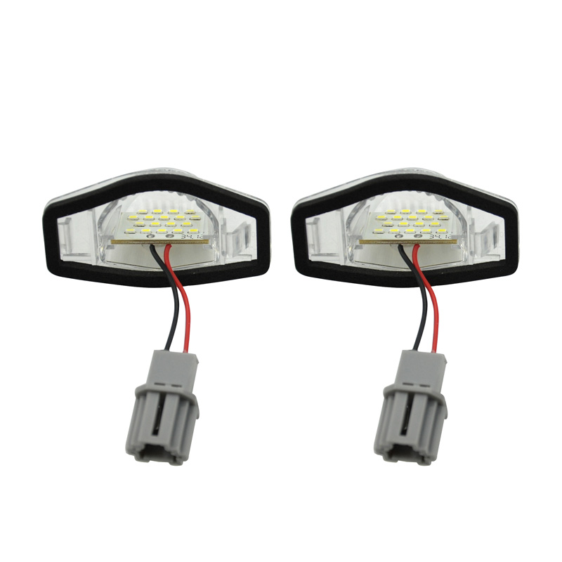 Set LED License Plate Lights  Honda various models