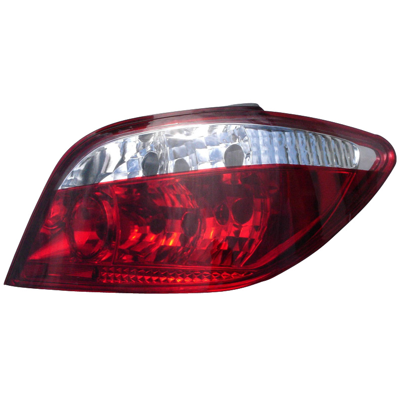 Set Tail Lights  Peugeot 307 2001-2005 excl. CC/SW/Break - Red/Clear