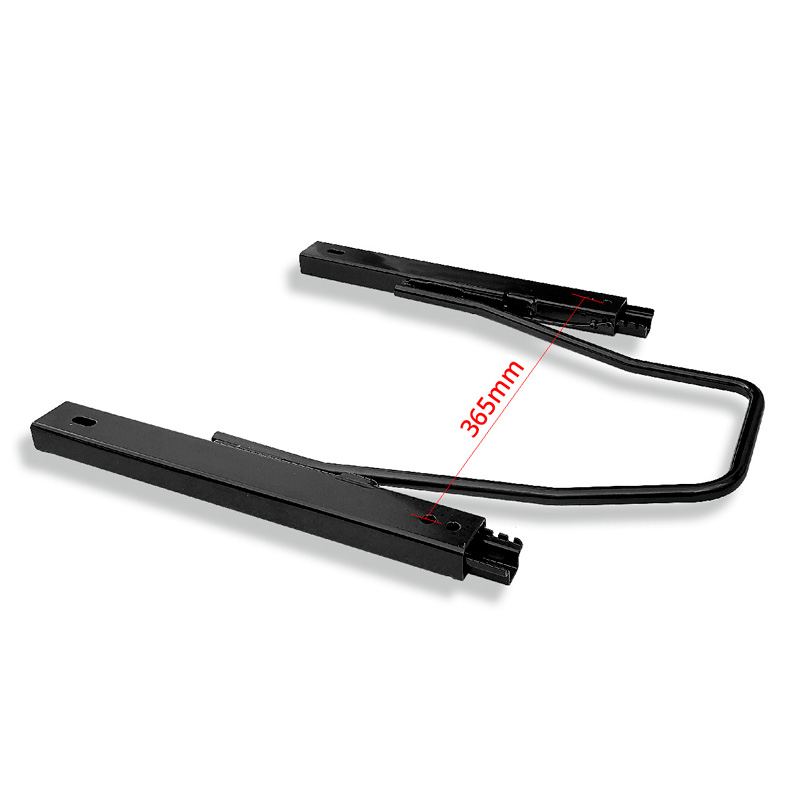 Set universal seat slides for 1 sport seat with front adjustment (Width 365mm)