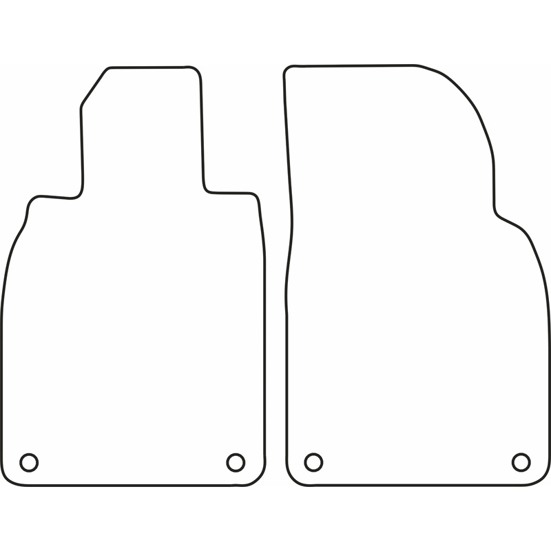 Set car mats  Porsche 718 Boxster (982) & 718 Cayman (982) 2016-