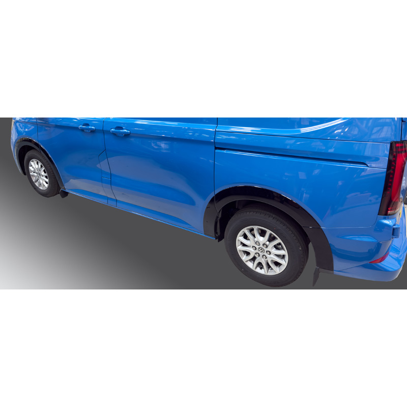 RGM Set Wheel arch extensions  Volkswagen Transporter T7 2024- Short Wheel Base - left sliding door - Gloss Black