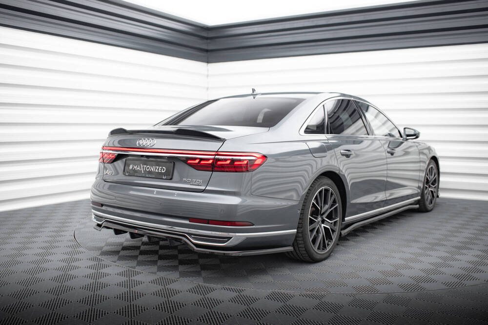 Diffuser passend voor Audi A8 D5 Maxton Glans Zwart