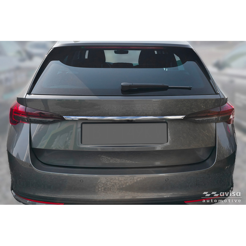 Avisa Chrome Stainless Steel Trunk Tailgate Trim Cover  Skoda Octavia IV Combi (NX5) 2019-2024 & Facelift 2024-