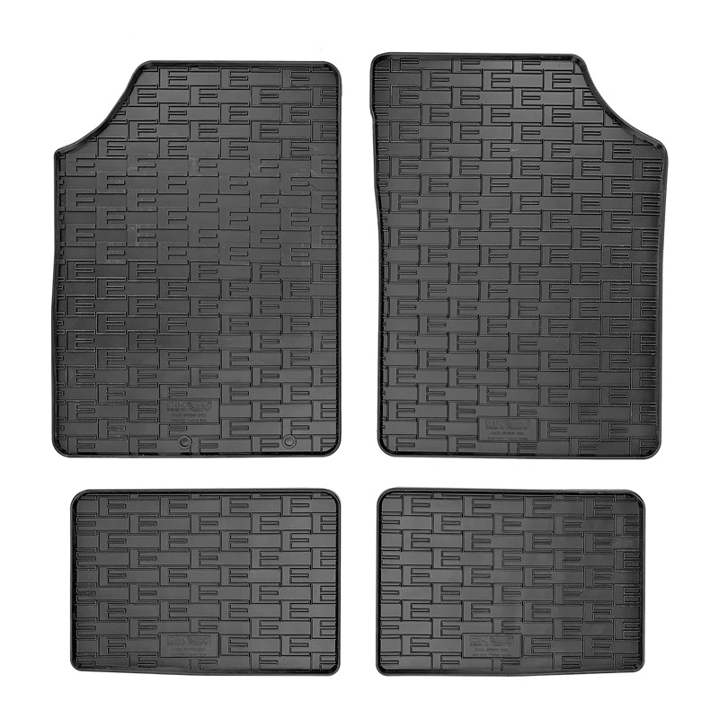 Rubber car mats set  Dacia Spring EV 2021- (4-pieces + fixing system)
