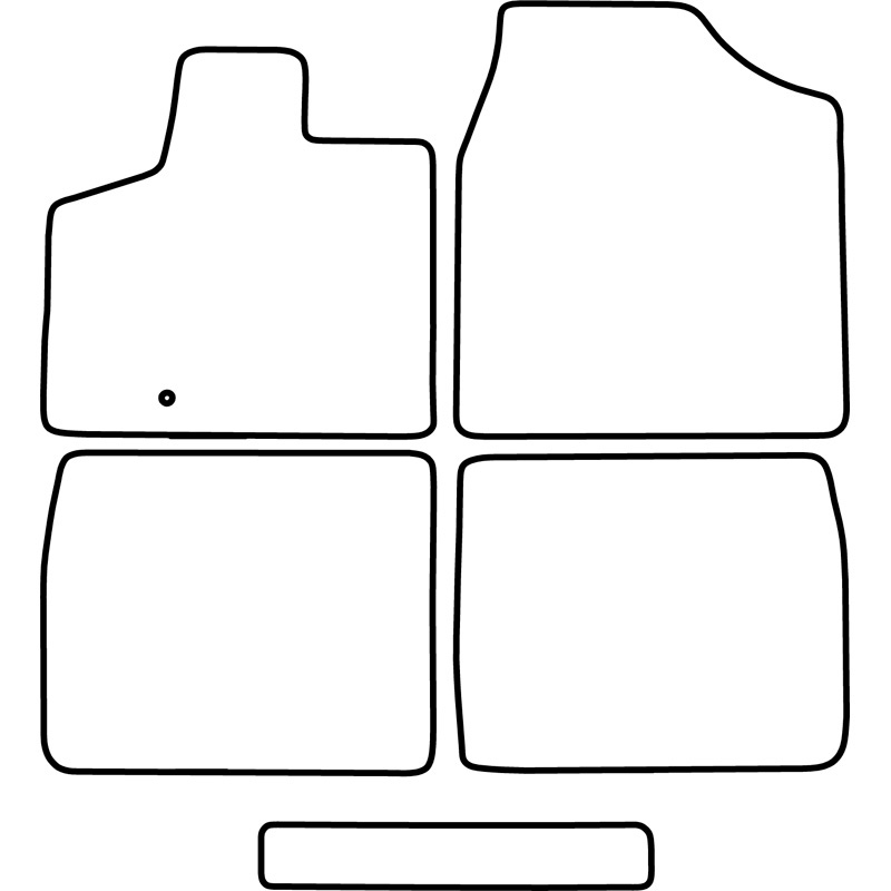 Set car mats  Chrysler Grand Voyager 2009-