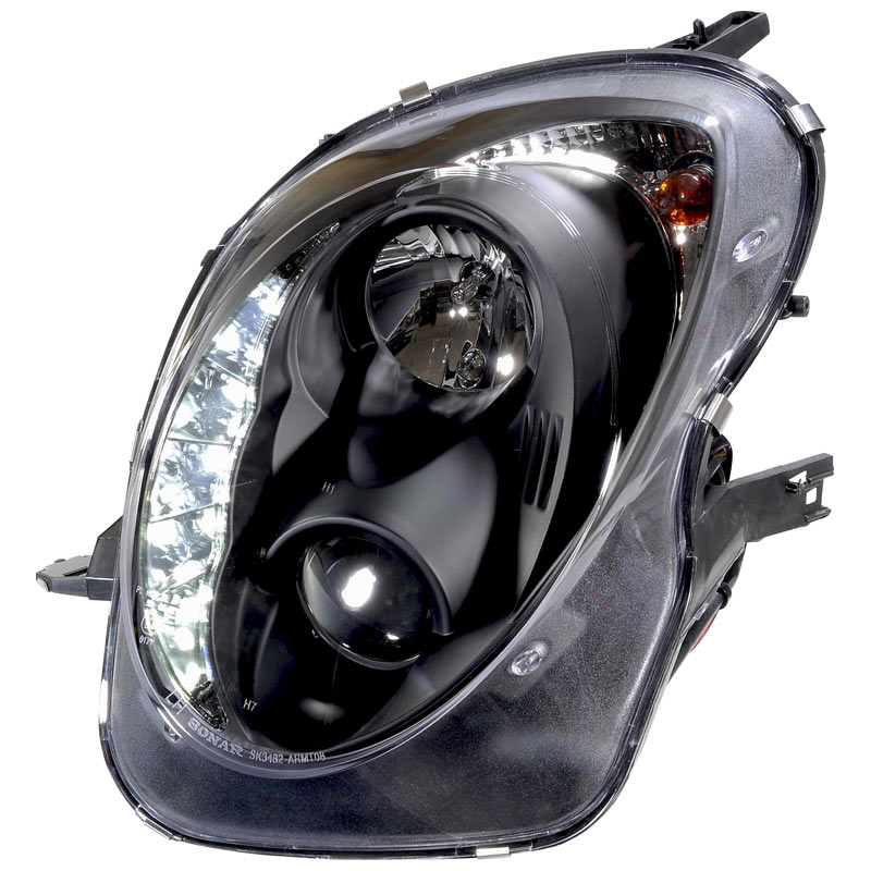 Set Headlights incl. DRL  Alfa Romeo Mito 2008- - Black