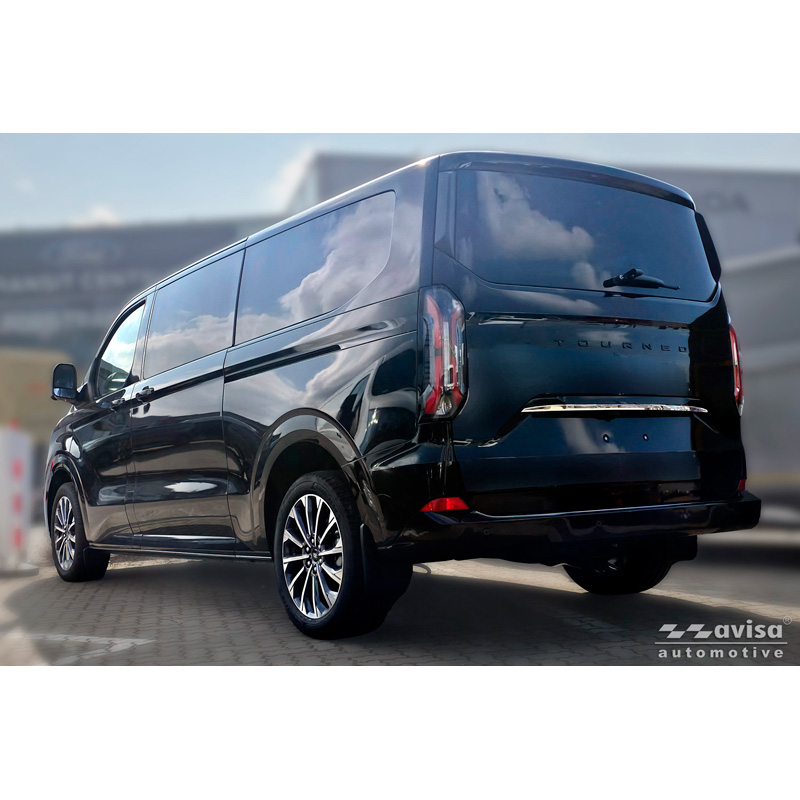 Avisa Chrome Stainless Steel Trunk Tailgate Trim Cover  Ford Tourneo Custom II (V710) 2023- (with rear hatch)