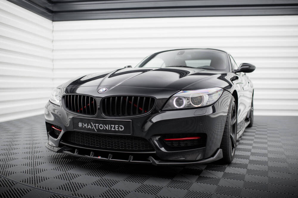 Voorspoiler passend voor BMW Z4 M Pakket E89 FL Maxton Glans Zwart