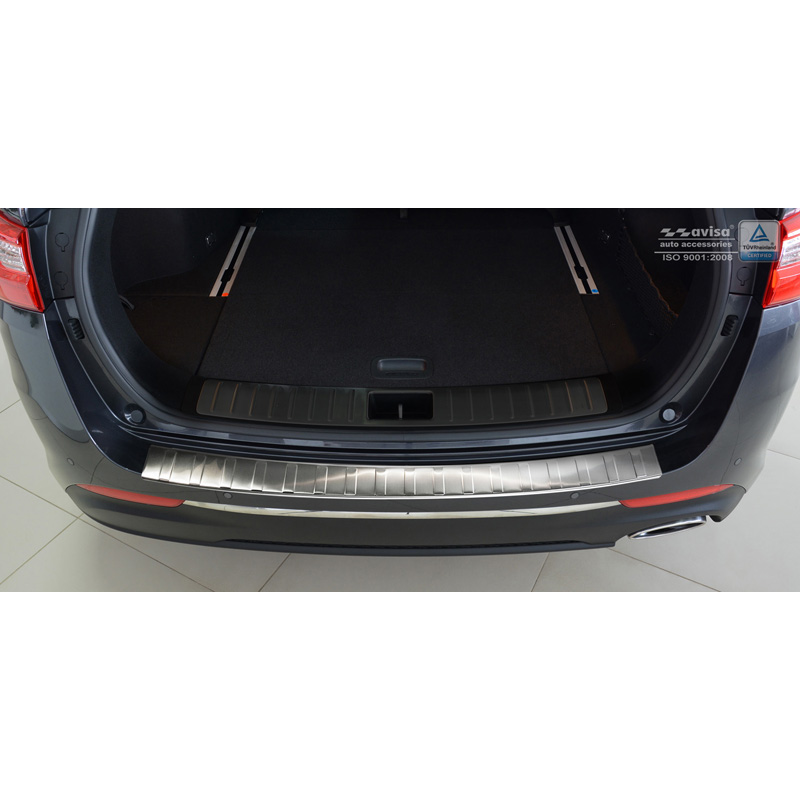 Stainless Steel Rear bumper protector  Kia Optima Combi 2016- 'Ribs'